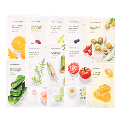 [Nature Republic] Real Nature Mask Sheet (13 Types)