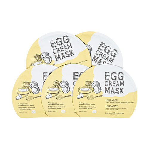 [Too Cool For School] Egg Cream Mask (5ea) (Hydration)