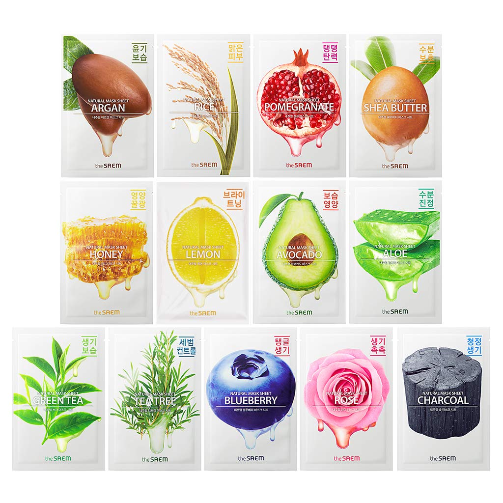 [the SAEM] Natural Mask Sheet (12 Types)