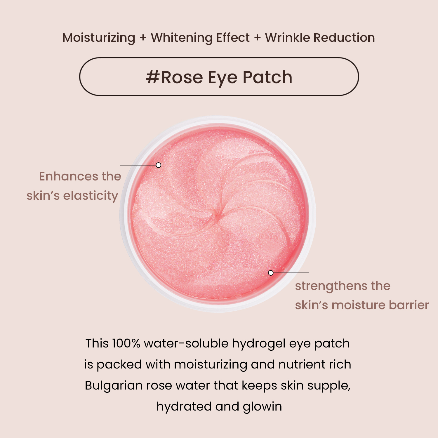 [heimish] *TIMEDEAL*  Bulgarian Rose Water Hydrogel Eye Patch 60ea (Renewal)