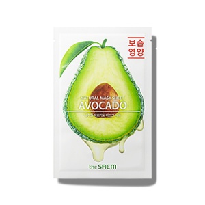 [the SAEM] Natural Avocado Mask Sheet