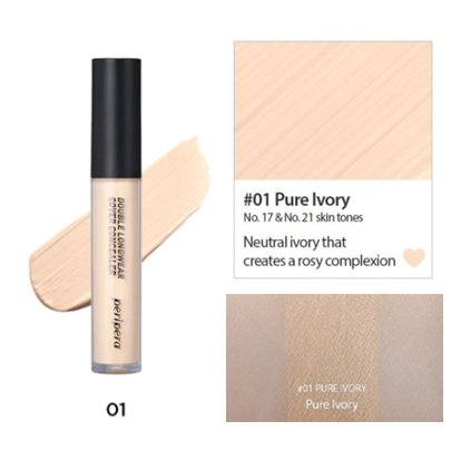 [Peripera] Double Longwear Cover Concealer (2 Colors)