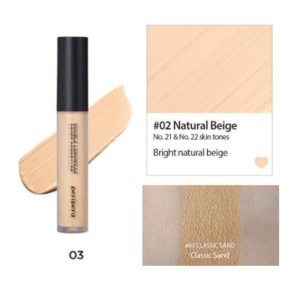 [Peripera] Double Longwear Cover Concealer (2 Colors)