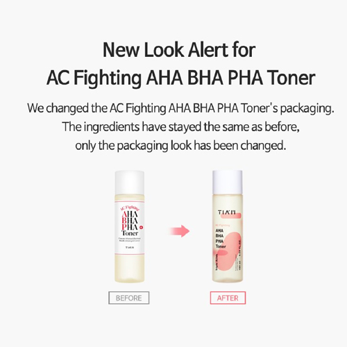 [Tiam] *renewal* AC Fighting AHA BHA PHA Toner 180ml