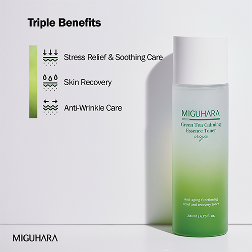 [MIGUHARA] Green Tea Calming Essence Toner Origin 200ml