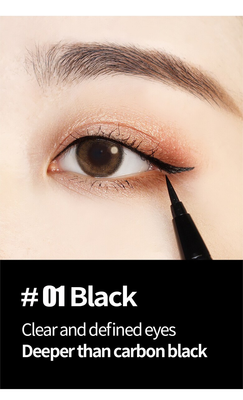 [COSNORI] Super Proof Fitting Brush Eyeliner (3 colors)