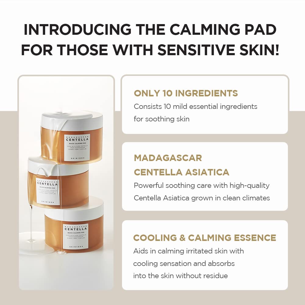 [SKIN1004] Madagascar Centella Quick Calming Pad (70ea)