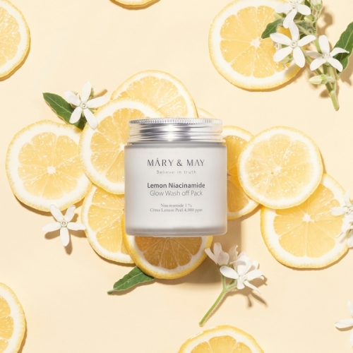 [Mary&May] Lemon Niacinamide Glow Wash off Pack 125g