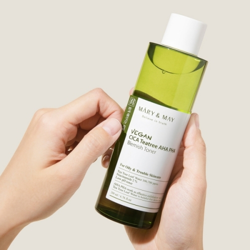 [Mary&May] Vegan CICA Tea Tree AHA PHA Toner 200ml