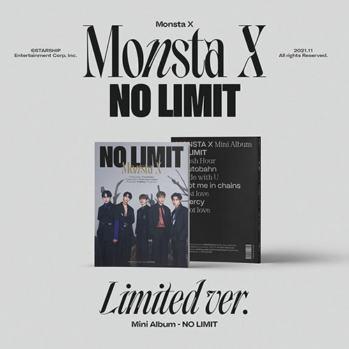 [K-POP] MONSTA X Mini Album Vol.10 - NO LIMIT (Limited Ver.)