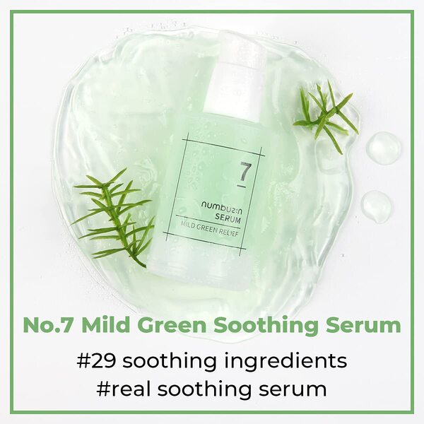 [Numbuzin] No.7 Mild Green Soothing Serum 50ml