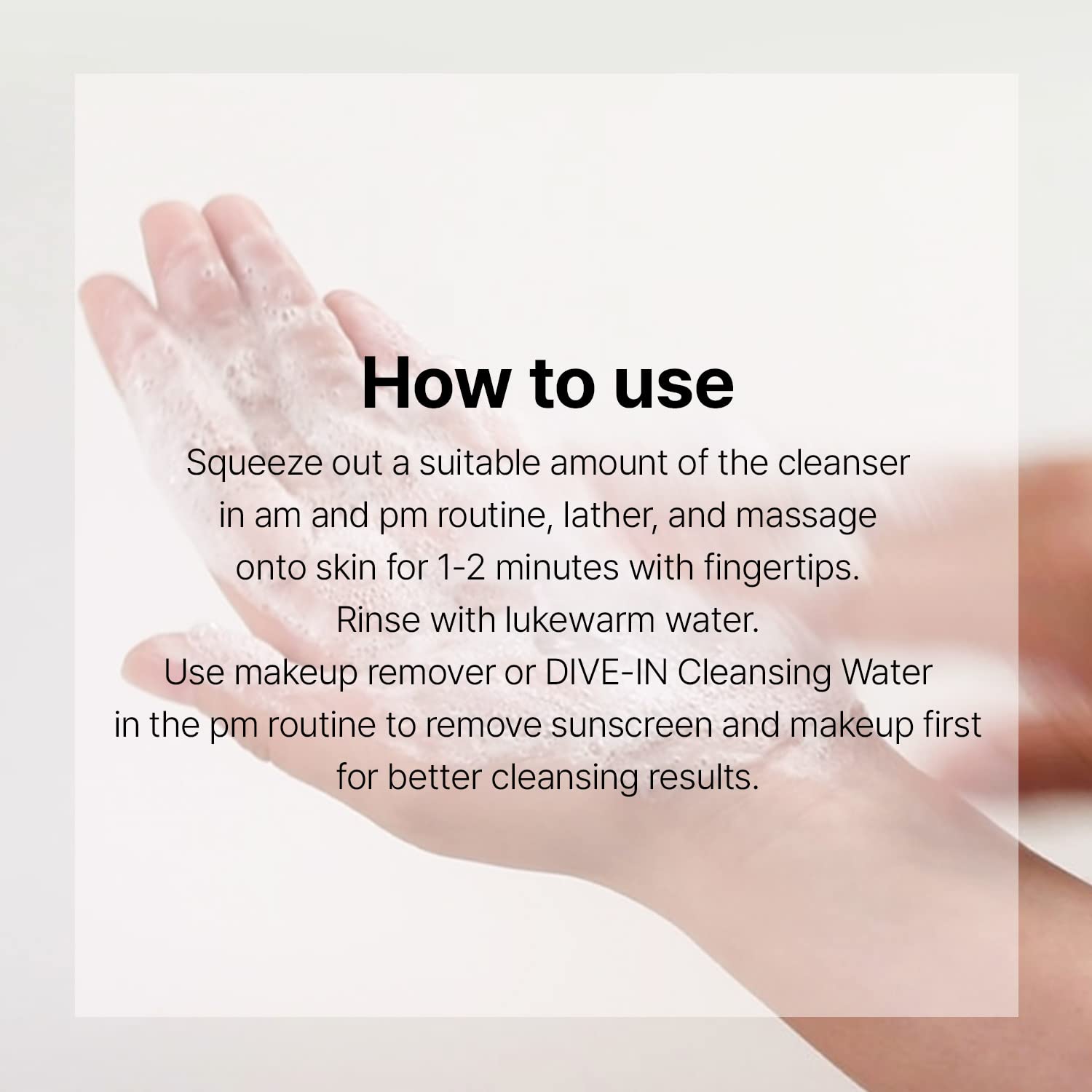 [Torriden] DIVE-IN Low Molecular Hyaluronic Acid Cleansing Foam 150ml