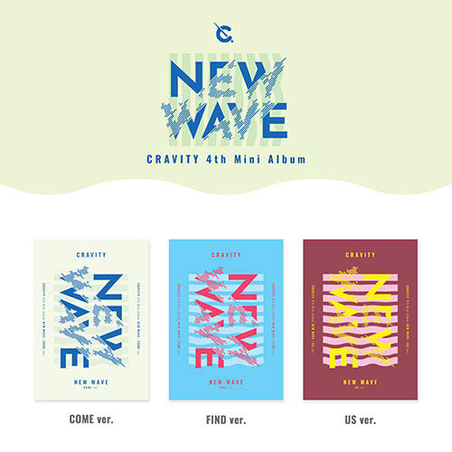 [K-POP] CRAVITY 4th Mini Album - NEW WAVE (COME ver./ FIND ver./ US ver.) (Random Ver.)