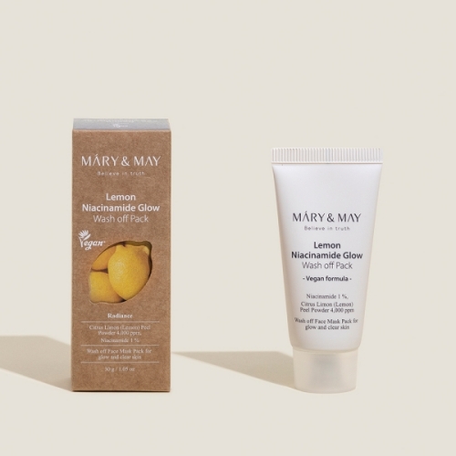 [Mary&May] *mini* Lemon Niacinamide Glow Wash off Pack 30g