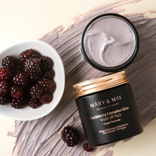 [Mary&May] Blackberry Complex Glow Washoff Pack 125g