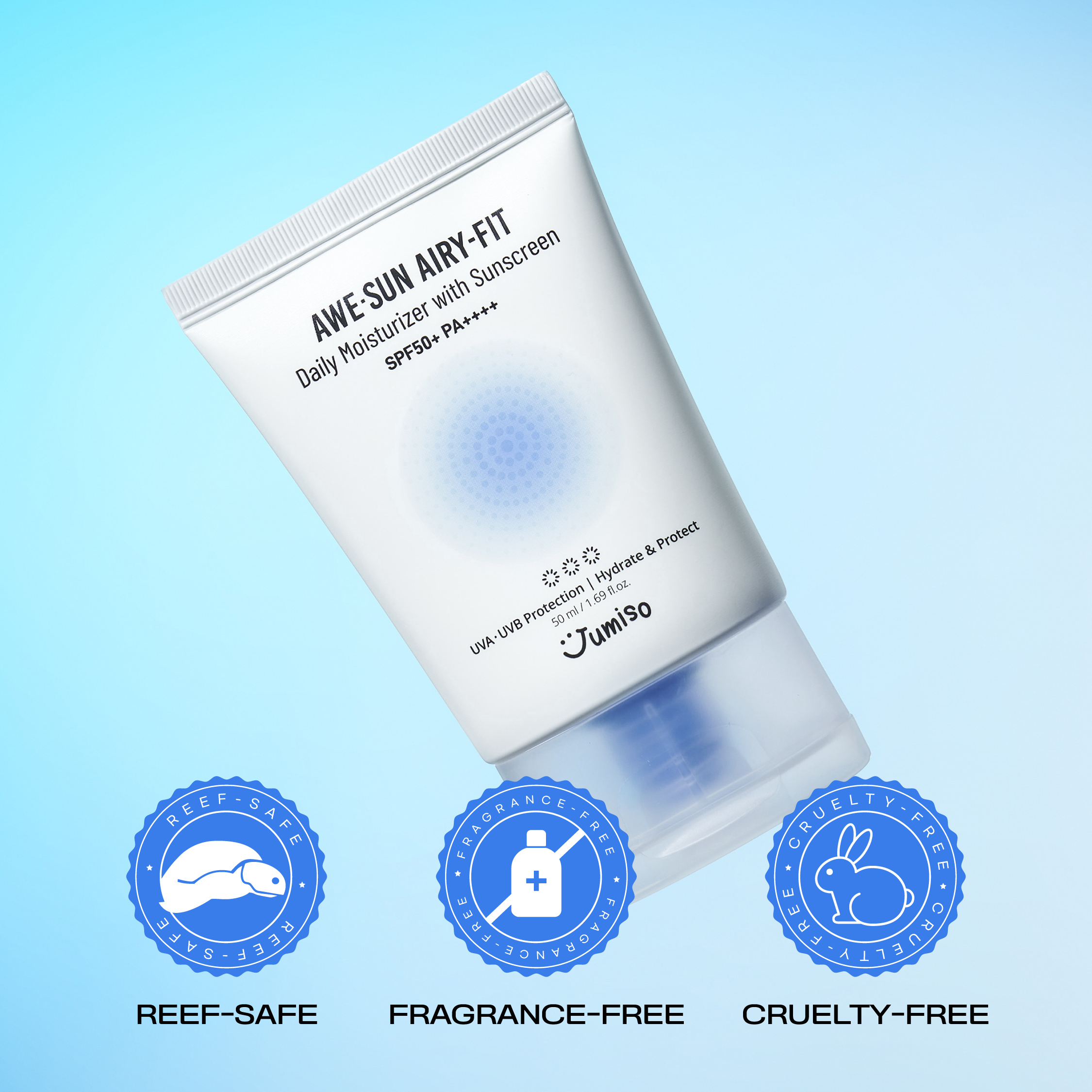 [Jumiso] Awe-Sun Airy-fit Daily Moisturizer with Sunscreen SPF 50ml