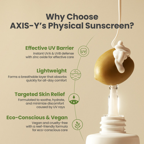 [AXIS-Y] Complete No Stress Physical Sunscreen SPF50+ PA++++ - 50ml