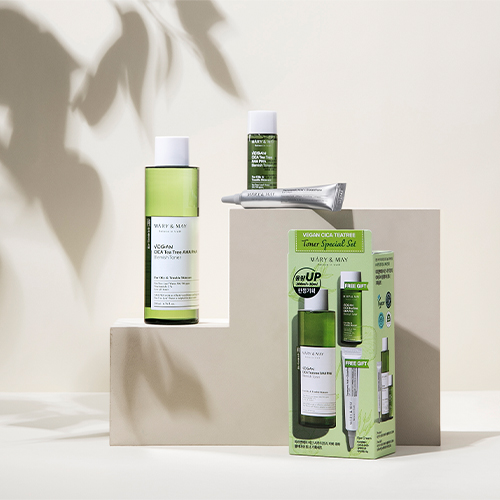 [Mary&May] Vegan CICA Teatree Toner Special Set