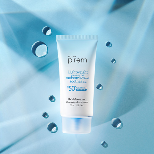 [make p:rem] UV defense me Watery Capsoule Sun cream 50ml