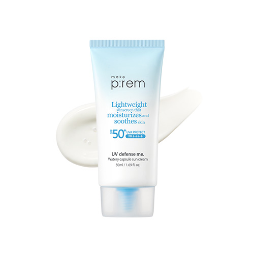 [make p:rem] UV defense me Watery Capsoule Sun cream 50ml