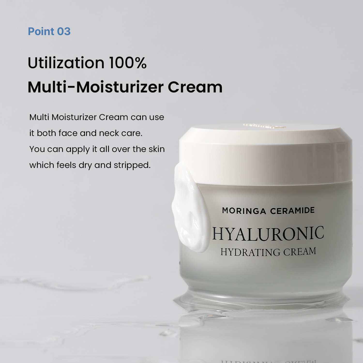 [heimish]   Moringa Creamide Hyaluronic Hydrating Cream 50ml