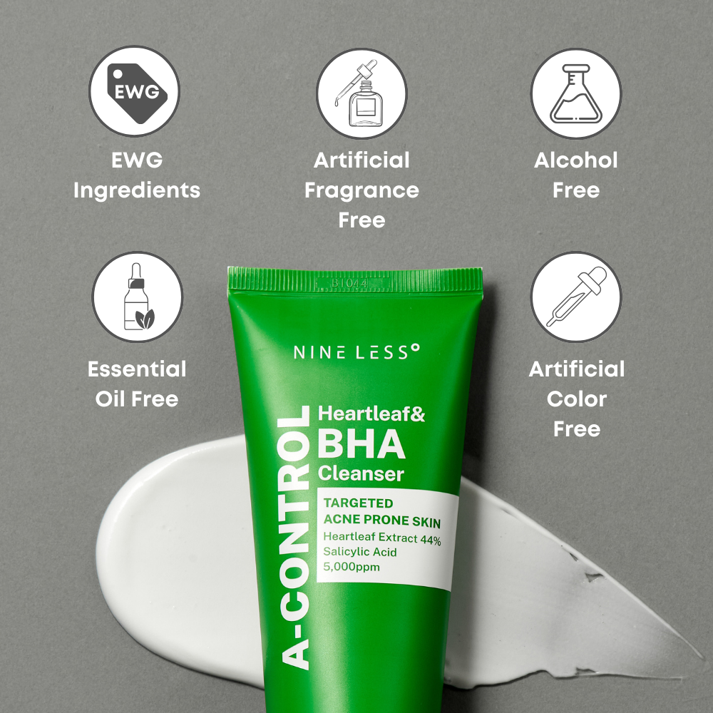 [NINELESS] A-Control Heartleaf & BHA Cleanser 120ml