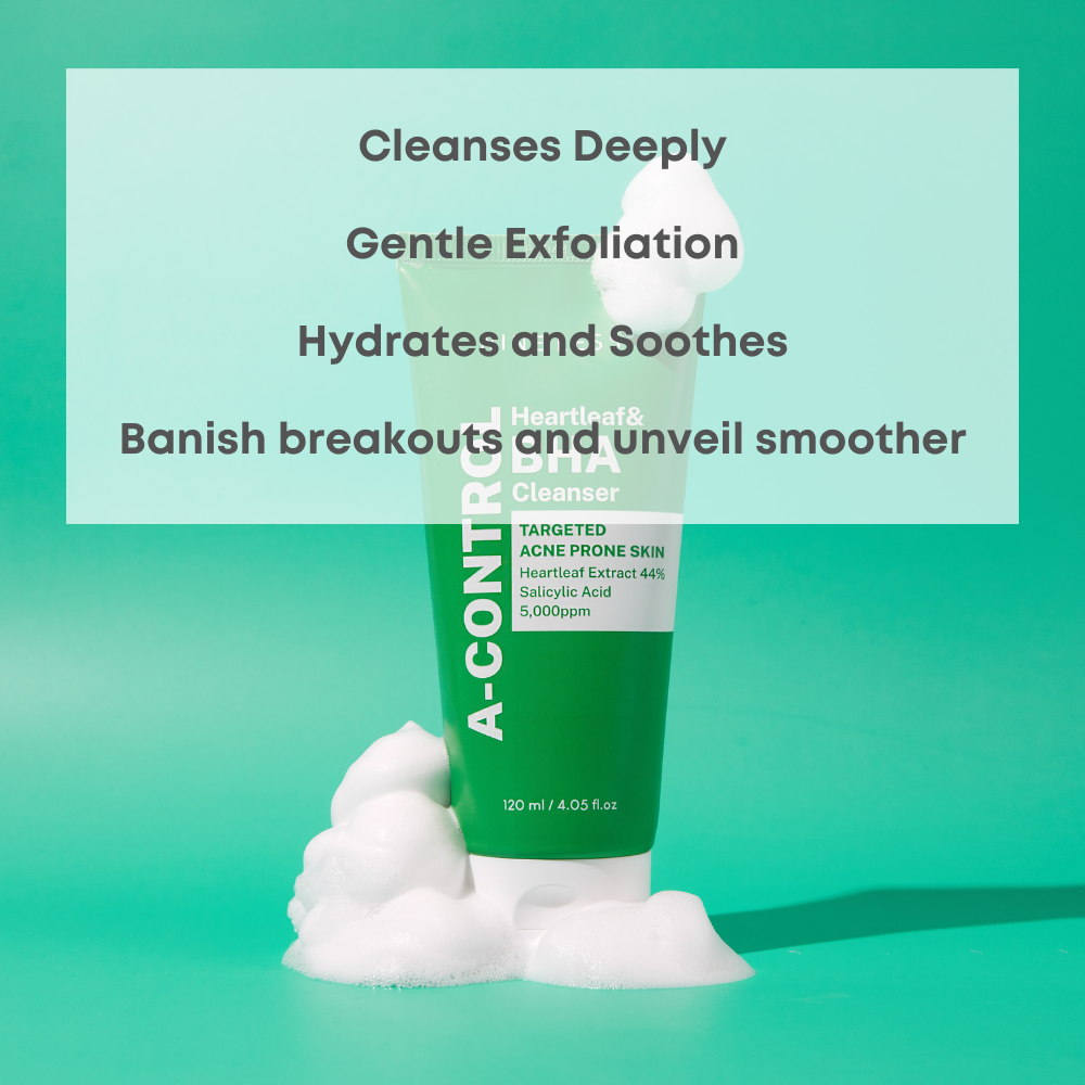 [NINELESS] A-Control Heartleaf & BHA Cleanser 120ml