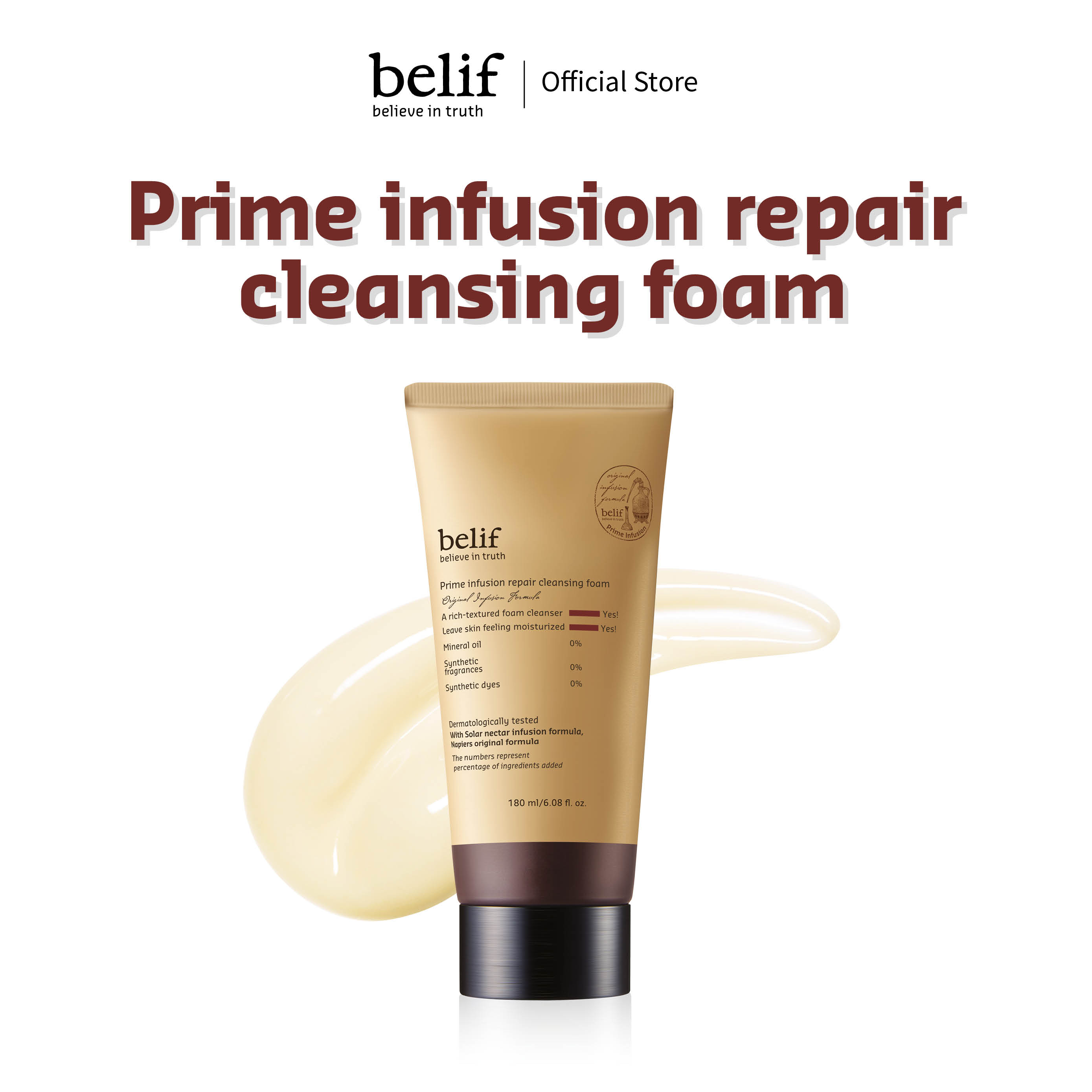 [belif] Prime Infusion Repair Cleansing Foam 180ml