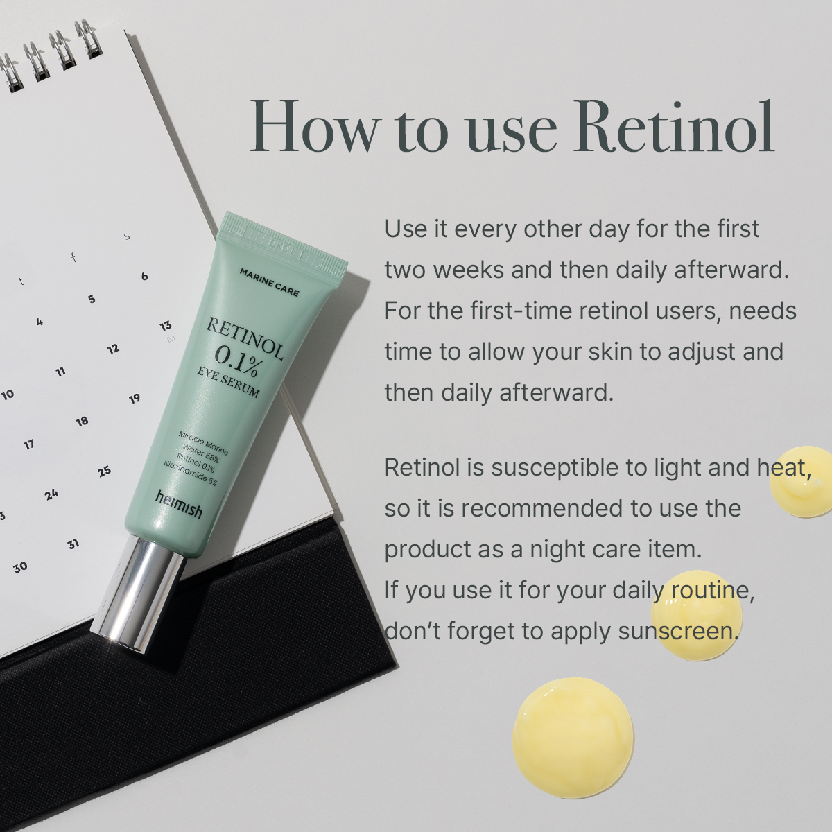 [heimish]  *renewal* Marine Care Retinol Eye Serum 30ml