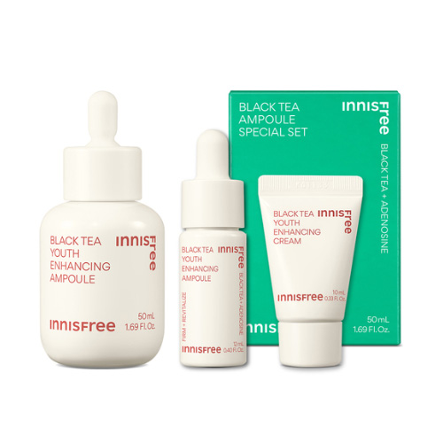 [Innisfree] Black Tea Ampoule Special Set