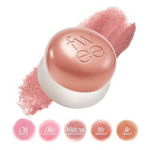 [fwee] Lip&Cheek Blurry Pudding Pot (30 Colors)