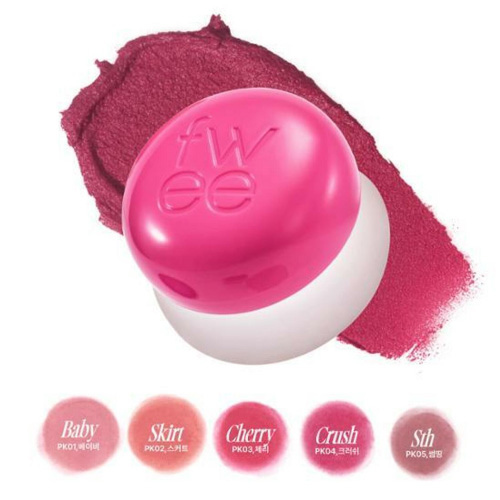 [fwee] Lip&Cheek Blurry Pudding Pot (30 Colors)