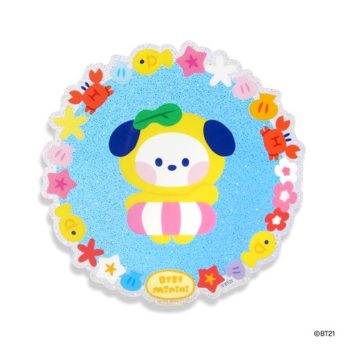 [K-POP] BTS - BT21 ACRYLIC COASTER SUMMER SKY CHIMMY