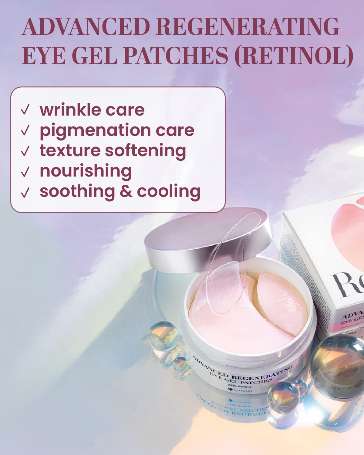 [KSECRET] Retinol Advanced Regenerating Eye Gel Patches