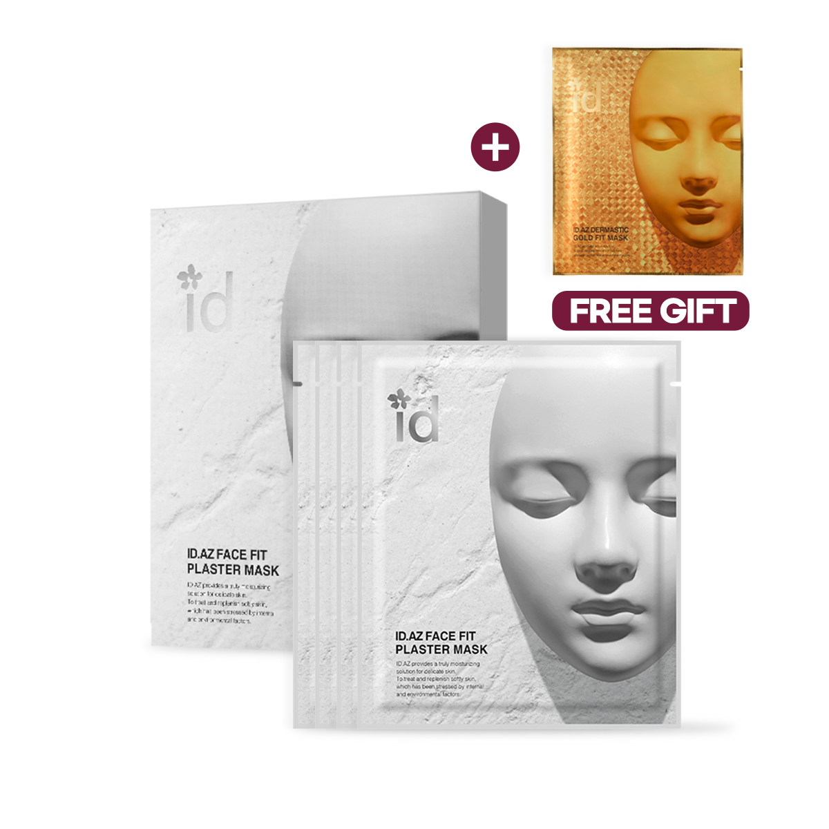 [ID Placosmetics] Face Fit Plaster Mask 20g (4ea)