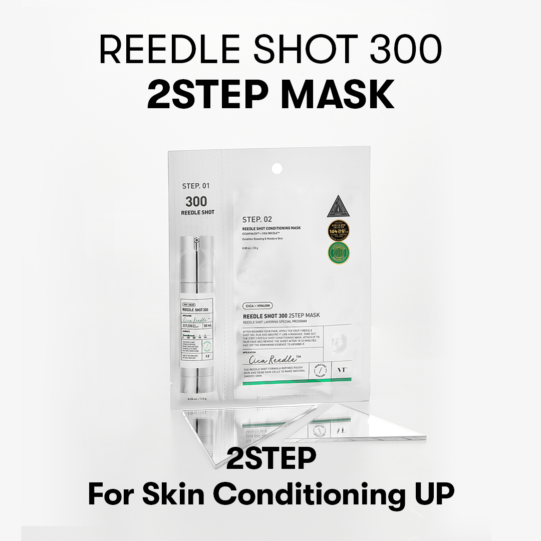 [VT Cosmetics] Reedle Shot 300 2-Step Mask (1ea)