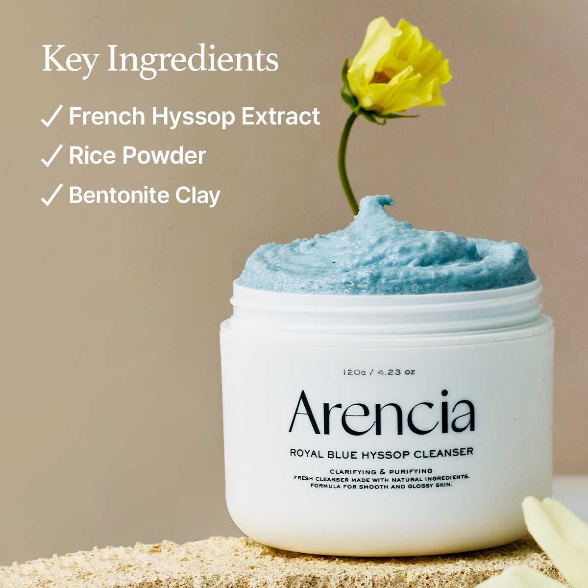 [ARENCIA] Blue Hyssop Cleanser 120g