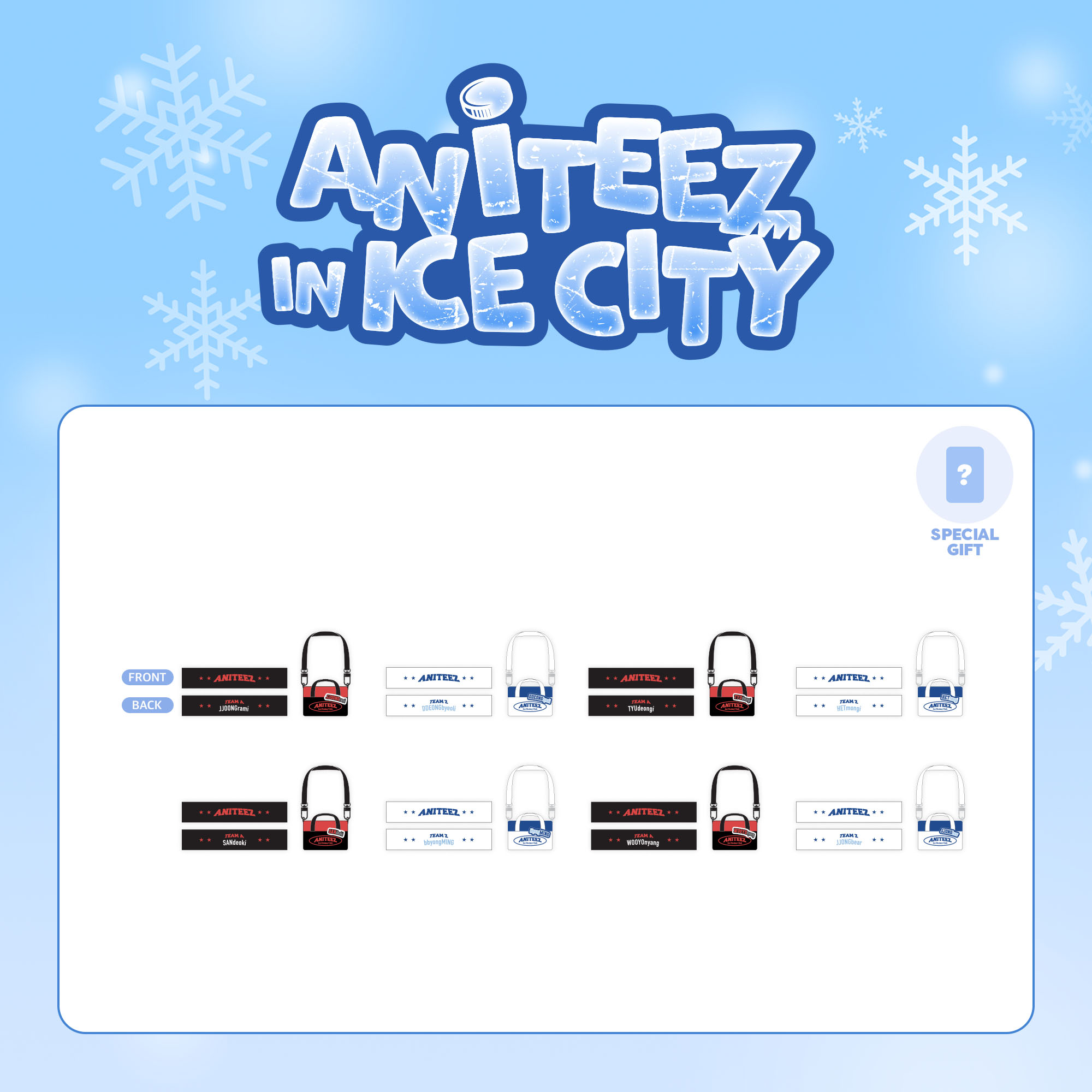 [K-POP] ATEEZ OFFICIAL MD - ANITEEZ IN ICE CITY (HOCKEY CLUB MASCOT SET)