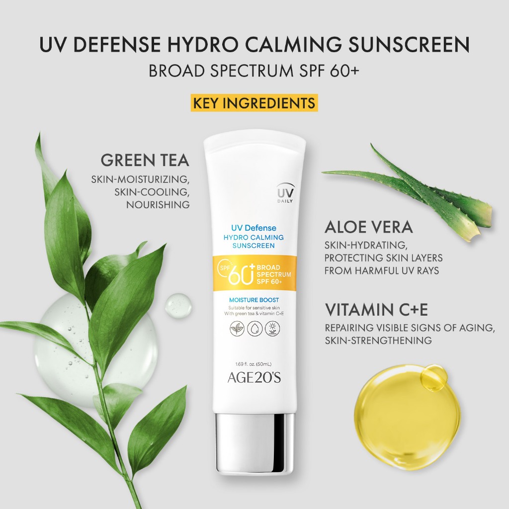 [AGE20'S] UV Defense Hydro Calming Sunscreen 50ml