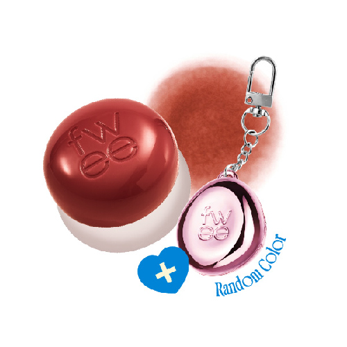 [fwee] *new Keyring Set* Lip&Cheek Blurry Pudding Pot (30 Colors)