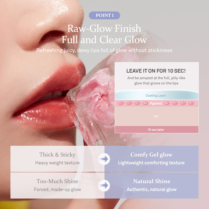 [hince] *new* Raw Glow Gel Tint (15 Colors)