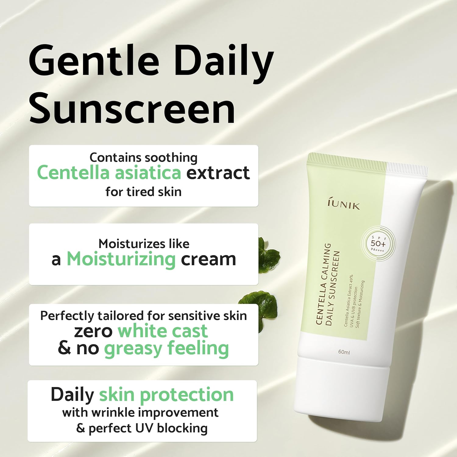 [iUNIK]Centella Calming Daily Sunscreen 60ml