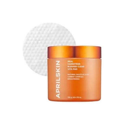 [APRILSKIN] Carrotene Clarifying Vita Pads (60ea)