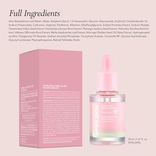 [APRILSKIN] Pink Aloe Mucin Serum 30ml