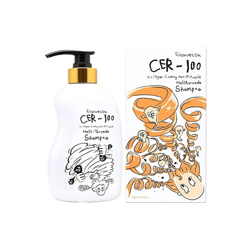 [Elizavecca] *renewal* CER-100 Collagen Coating Hair A+ Muscle Tornado Shampoo 500ml