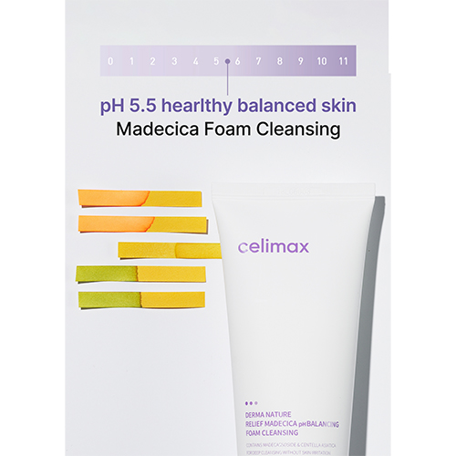 [celimax] Derma Nature Relief Madecica pH Balancing Foam Cleansing 150ml