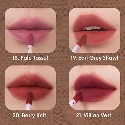 [rom&nd] Zero Velvet Tint *Knit Series* (4 Colors)