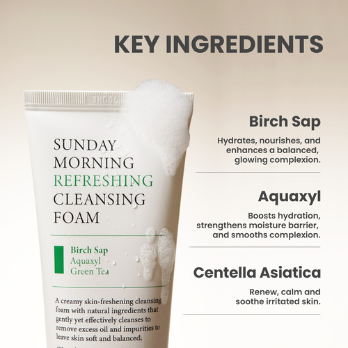 [AXIS-Y] Sunday Morning Refreshing Cleansing Foam 120ml