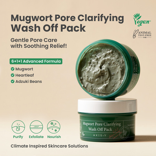 [AXIS-Y] Mugwort Pore Clarifying Wash Off Pack 100ml