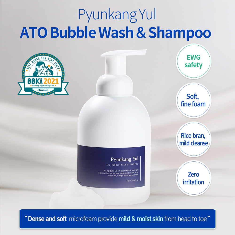 [Pyunkang Yul] ATO Bubble Wash&Shampoo 500ml